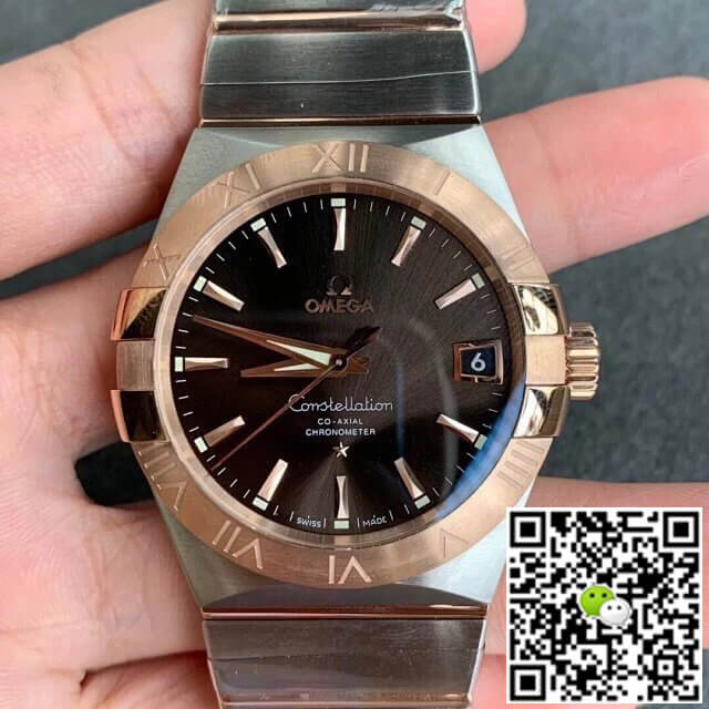 Best Replica Replica Omega Constellation 123.20.31.20.13.001 1:1 Best Edition VS Factory Dark Brown Dial - Colareps