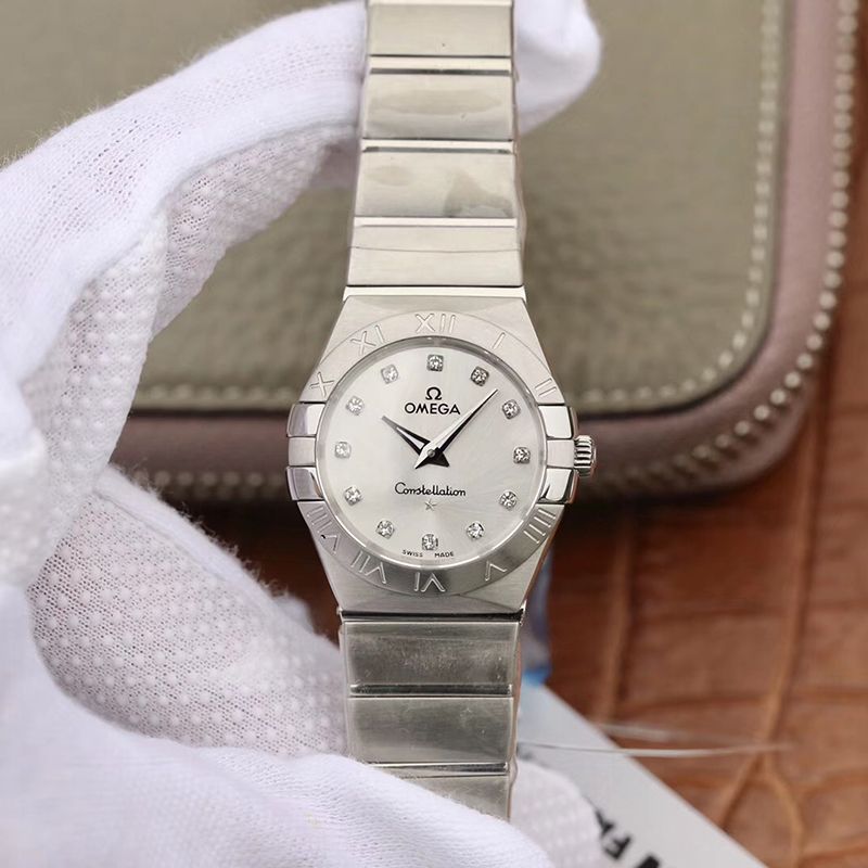 Best Replica Replica Omega Constellation 27mm Quartz Ladies 123.10.27.60.55.001 TW Factory 1:1 Best Edition Swiss Eta Quartz 1376 - Colareps