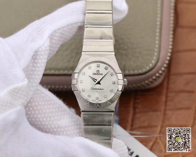 Best Replica Replica Omega Constellation 27mm Quartz Ladies 123.10.27.60.55.001 TW Factory 1:1 Best Edition Swiss Eta Quartz 1376 - Colareps