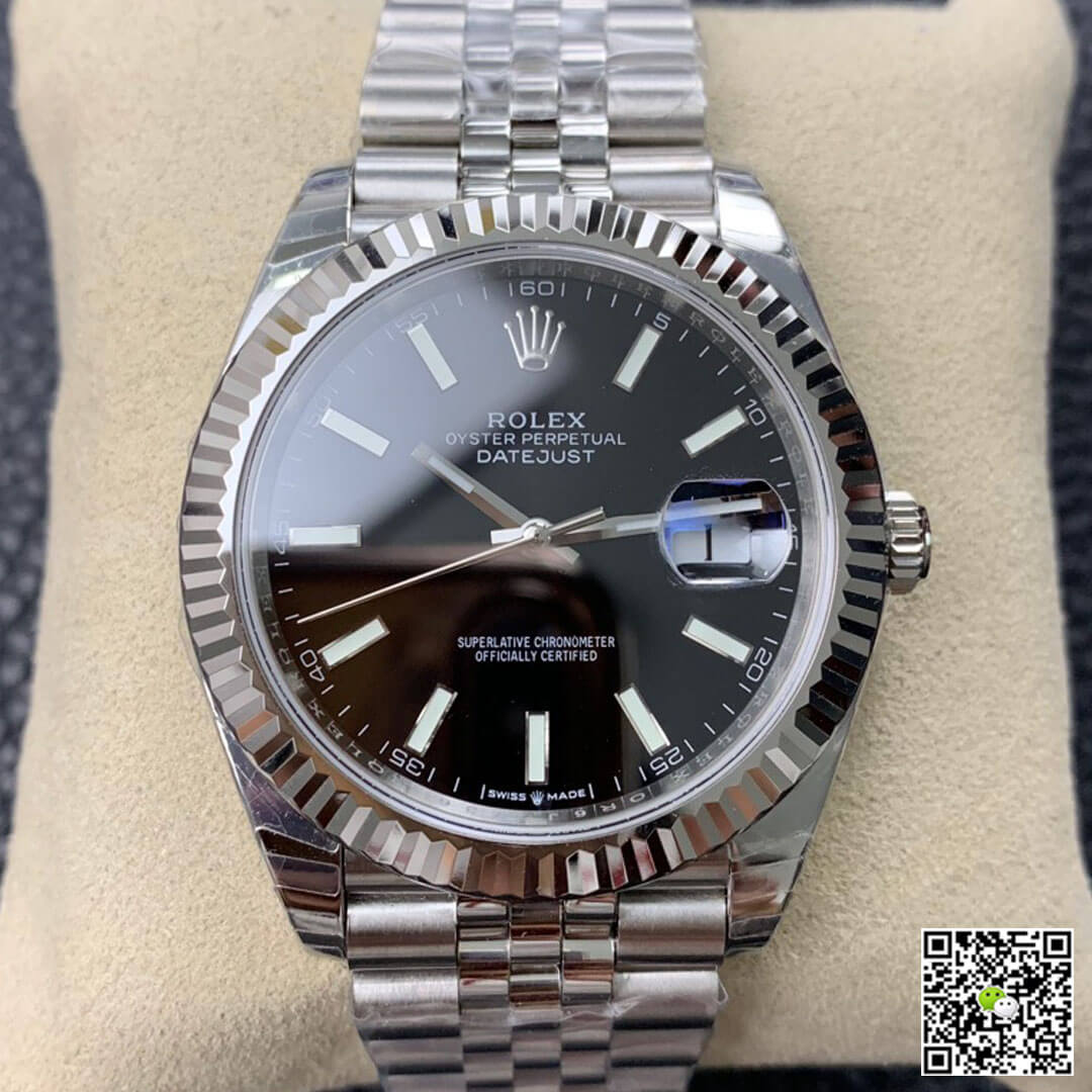 Best Replica Replica Rolex Datejust M126334-0018 1:1 Best Edition EW Factory Black Dial - Colareps
