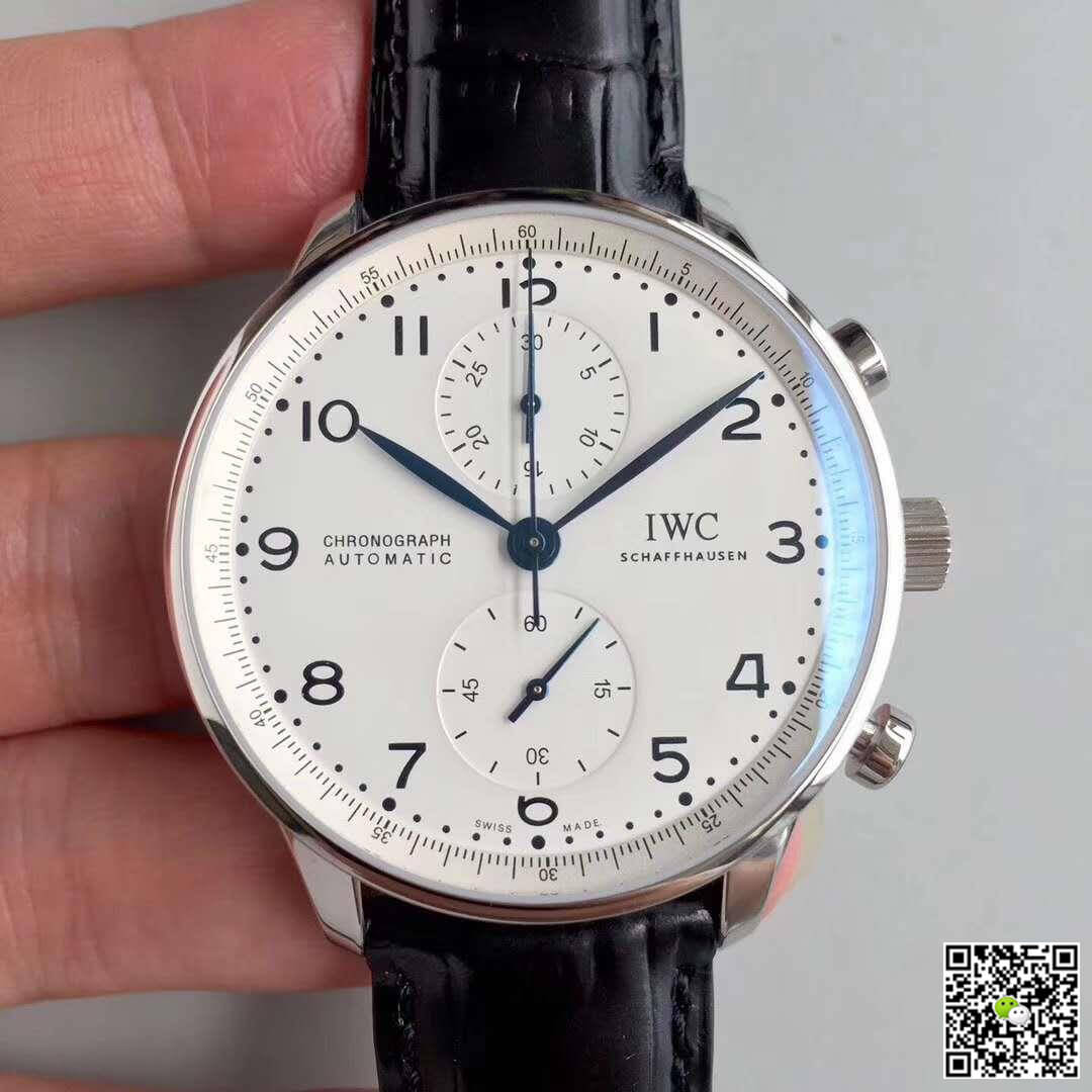 Best Replica IWC Replica Portuguese IW371602 YL Factory 1:1 Best Edition Swiss ETA69355 White Dial - Colareps
