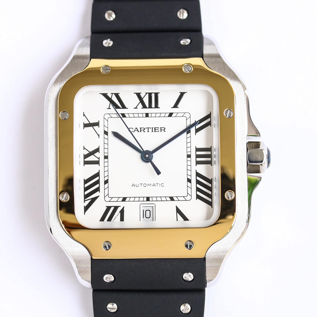 Best Replica Replica Cartier Santos W2SA0009 1:1 Best Edition GF Factory V2 White Dial - Colareps