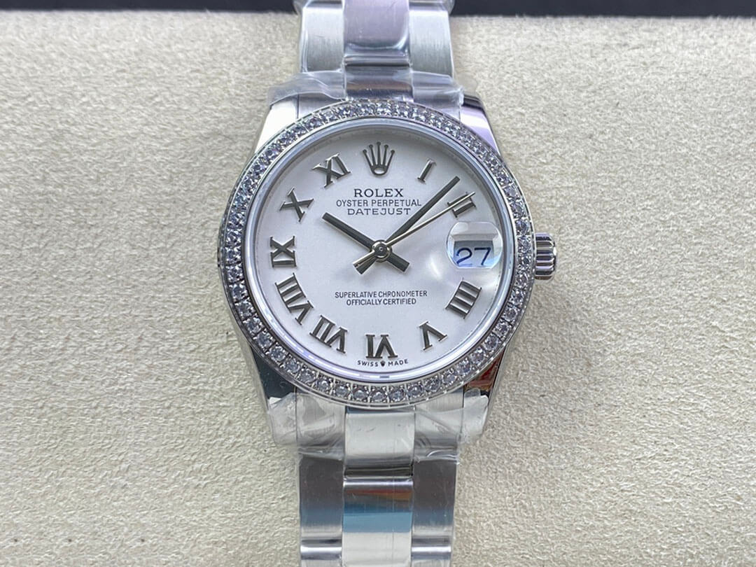 Best Replica Replica Rolex Datejust M278384RBR-0013 31MM 1:1 Best Edition EW Factory White Dial - Colareps
