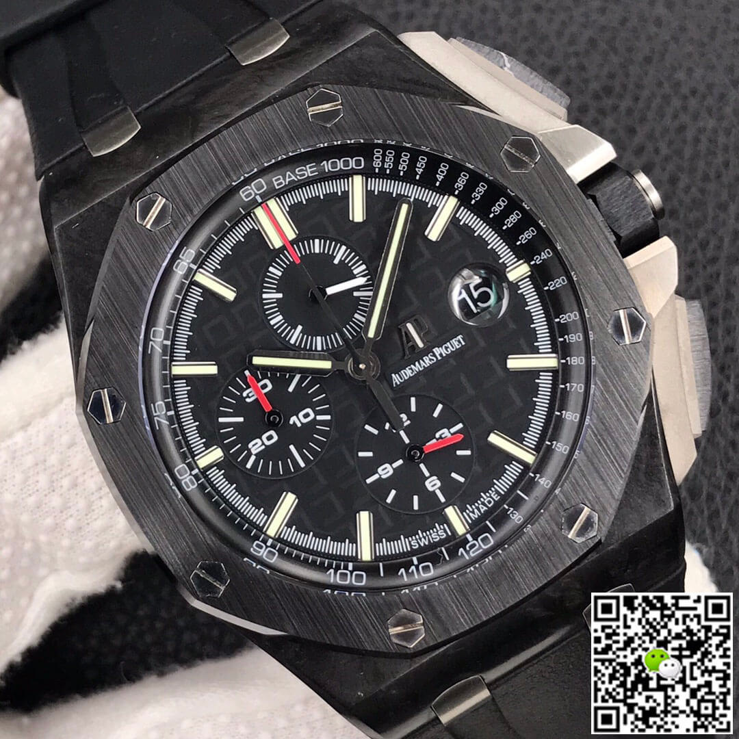 Best Replica Replica Audemars Piguet Royal Oak Offshore 26405CE.OO.A002CA.01 1:1 Best Edition JF Factory V2 Black Dial - Colareps