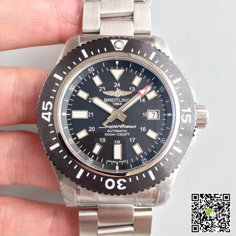 Best Replica Breitling Replica Superocean 44 1739310/BF45/162A GF Factory 1:1 Best Edition Swiss ETA2824 Black Dial - Colareps