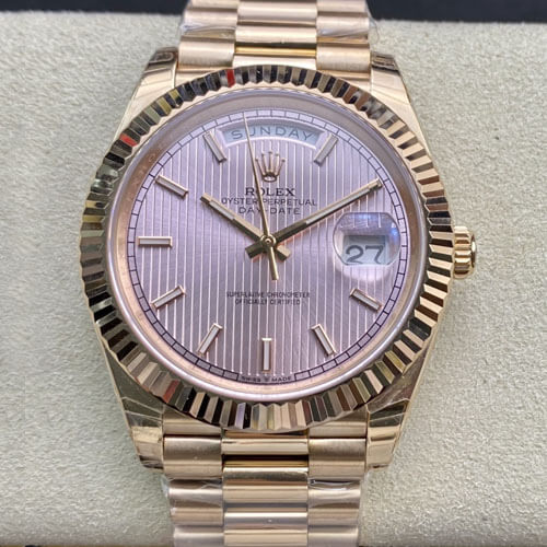 Best Replica Replica Rolex Day Date M228235-0005 1:1 Best Edition EW Factory Rose Gold - Colareps