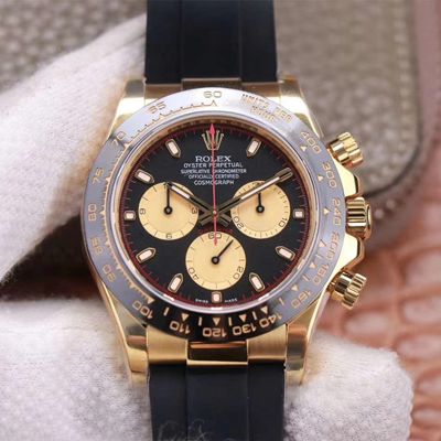 Best Replica Replica Rolex Daytona M116518LN-0047 1:1 Best Edition Noob Factory Black Dial Swiss ETA4130 - Colareps