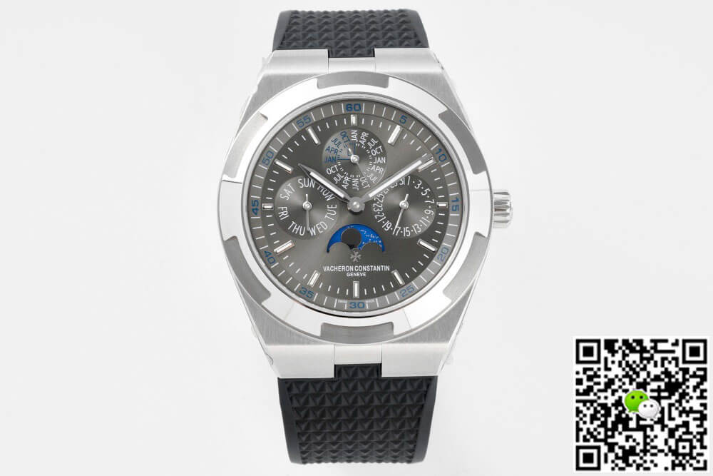 Best Replica Replica Vacheron Constantin Overseas 4300V/120G-B102 1:1 Best Edition 8F Factory V2 Rubber Strap - Colareps