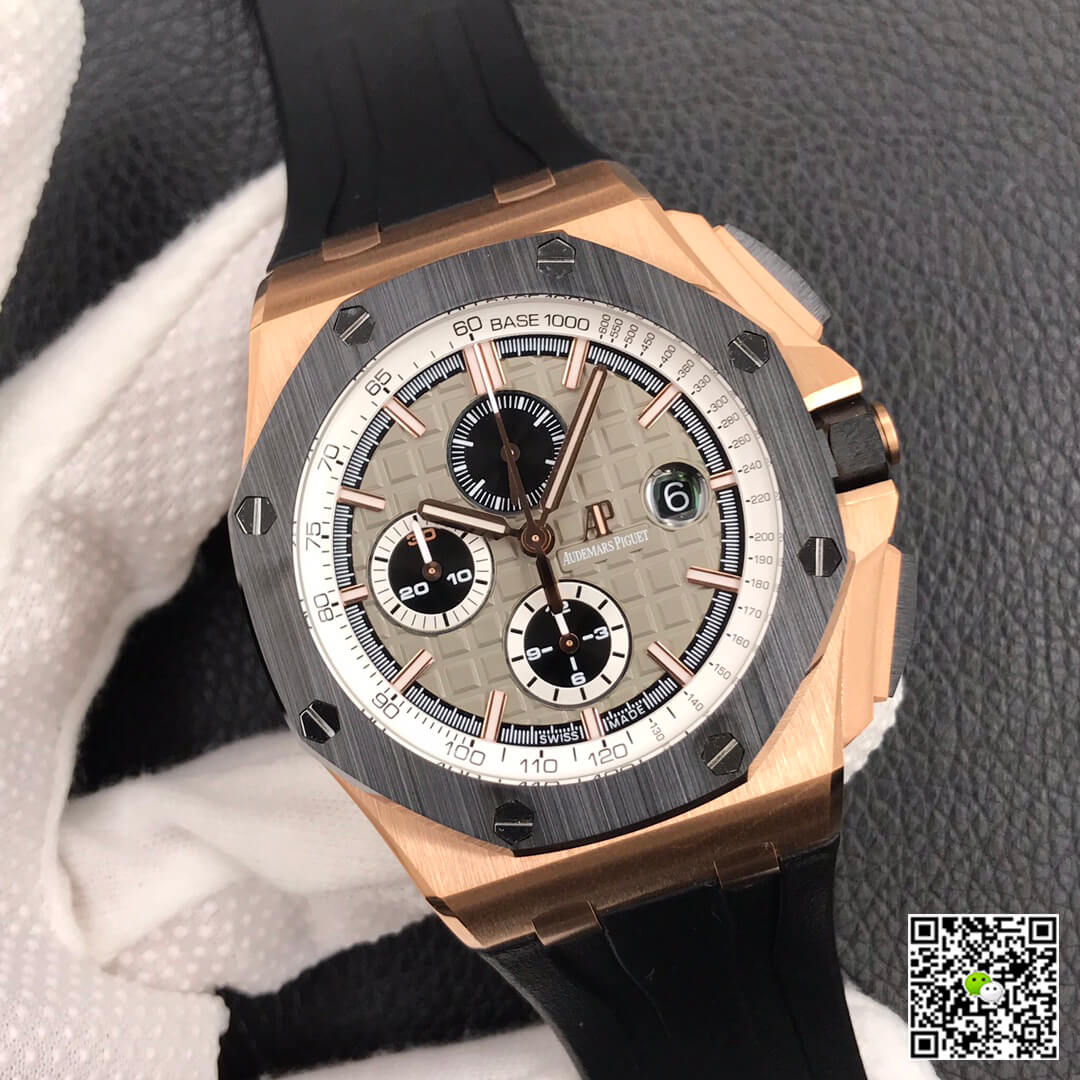 Best Replica Replica Audemars Piguet Royal Oak Offshore 26416RO.OO.A002CA.01 1:1 Best Edition JF Factory V2 Rose Gold - Colareps