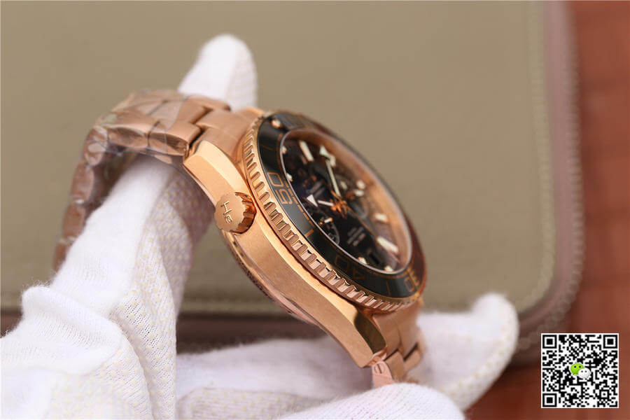 Best Replica Replica Omega Seamaster Ocean Universe Timing 232.63.46 1:1 Best Edition OM Factory Rose Gold - Colareps