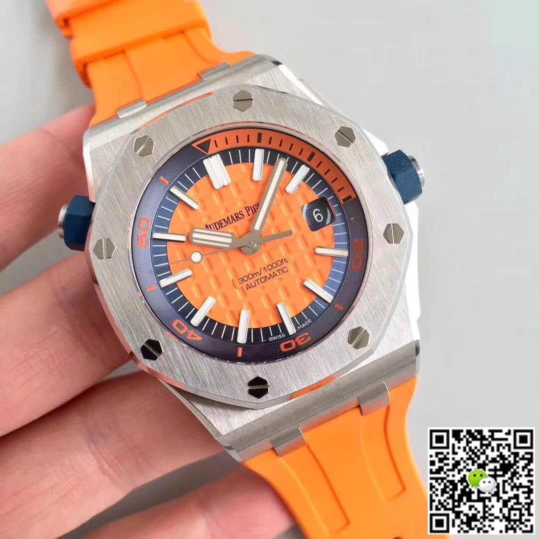 Best Replica Replica Audemars Piguet Royal Oak Offshore Diver 15710ST.OO.A070CA.01 JF Factory 1:1 Best Edition Swiss ETA3120 - Colareps