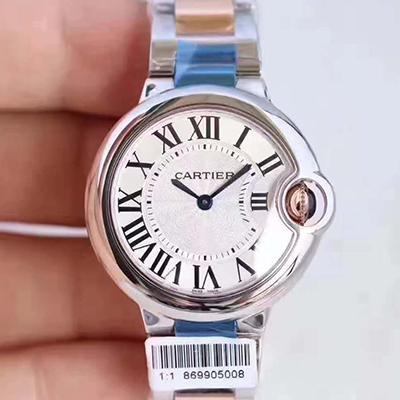 Best Replica Replica Ballon Bleu De Cartier W6920084 V6 Factory 1:1 Best Edition Swiss Ronda Quartz White Dial - Colareps