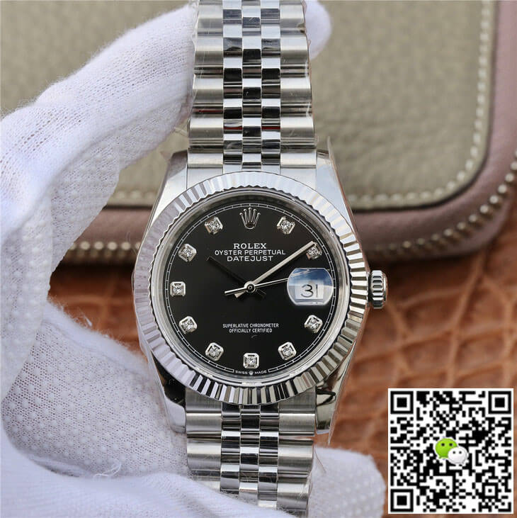 Best Replica Replica Rolex Datejust M126234-0027 1:1 Best Edition GM Factory Black Dial - Colareps