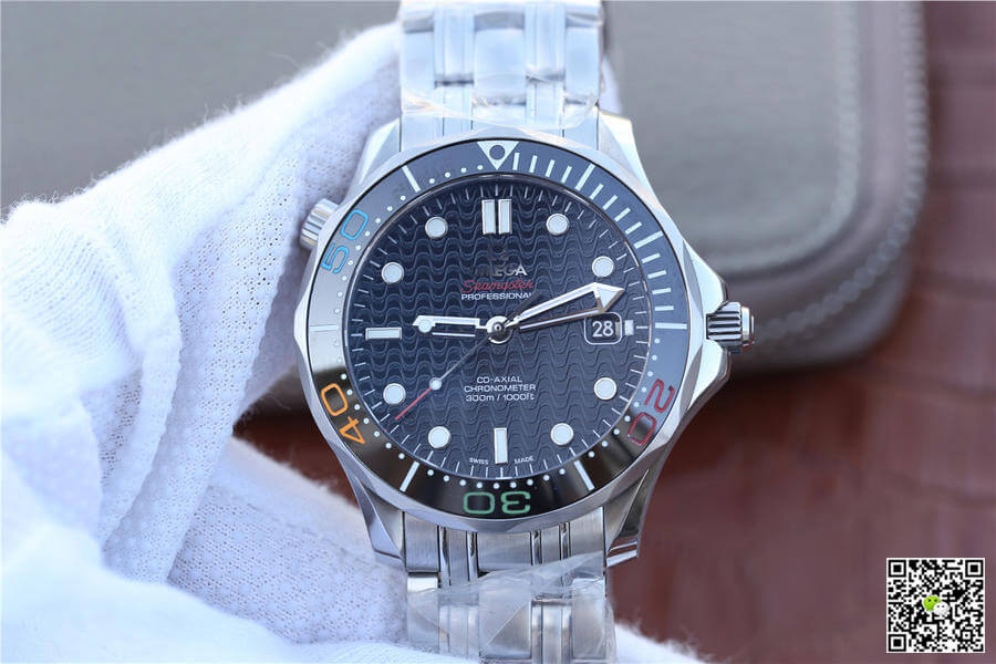 Best Replica Replica Omega Seamaster Diver 300M 522.30.41.20.01.001 1:1 Best Edition V6 Factory Black Dial - Colareps