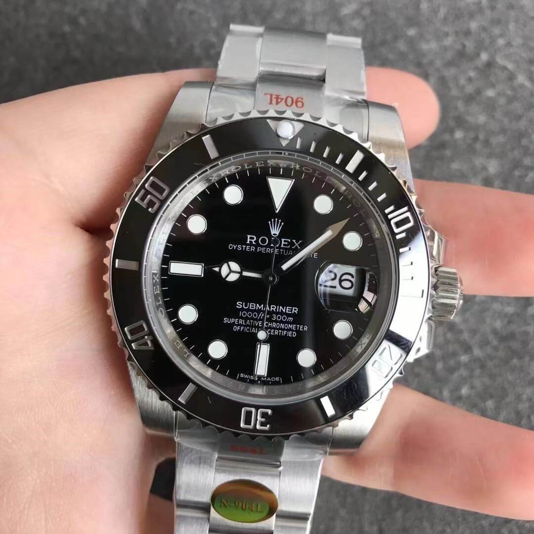 Best Replica Rolex Submariner Replica 116610LN 1:1 Best Edition Noob Factory V12 Black Dial - Colareps