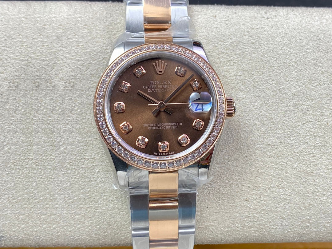 Best Replica Replica Rolex Datejust M278381RBR-0027 31MM 1:1 Best Edition EW Factory Brown Dial - Colareps