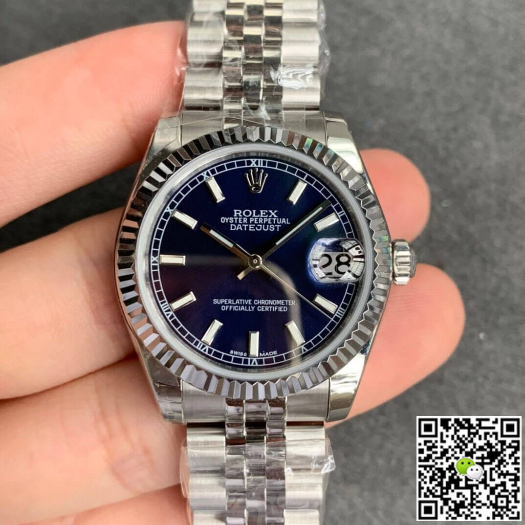 Best Replica Replica Rolex Datejust M178274-0037 1:1 Best Edition GS Factory Blue Dial - Colareps