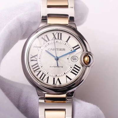 Best Replica Replica Ballon Bleu de Cartier W69009Z3 1:1 Best Edition V9 Factory Silver Dial Swiss ETA9015 - Colareps