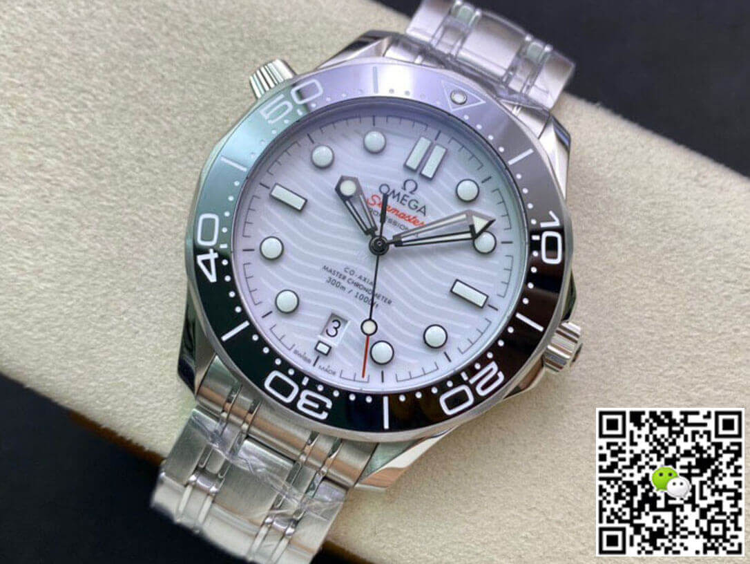 Best Replica Replica Omega Seamaster Diver 300M 210.30.42.20.04.001 1:1 Best Edition OR Factory White Dial - Colareps