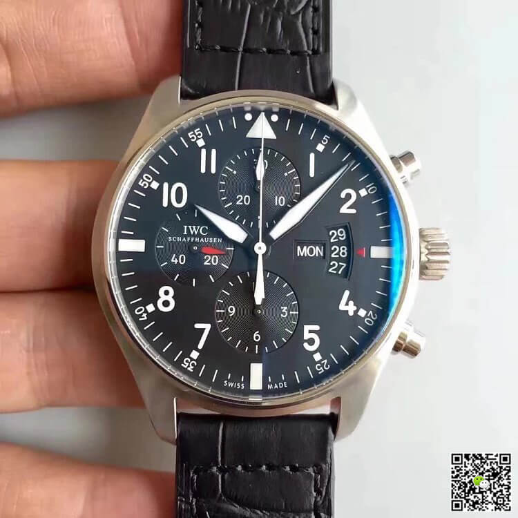 Best Replica Replica IWC Pilot IW37777 1:1 Best Edition ZF Factory Black Dial - Colareps