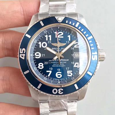Best Replica Breitling Replica Superocean II A17392D7/BD68 GF Factory 1:1 Best Edition Swiss ETA2824 Blue Dial - Colareps