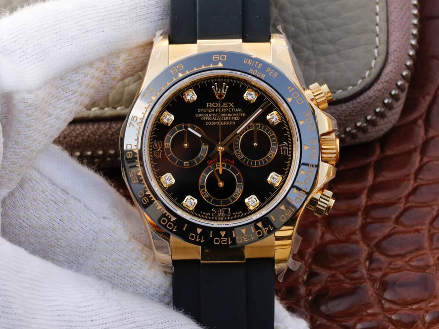 Best Replica Replica Rolex Daytona Cosmograph M116518ln-0046 1:1 Best Edition JH Factory Black Dial - Colareps