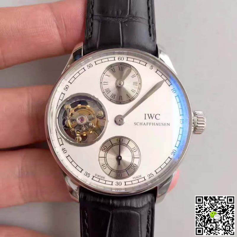 Best Replica IWC Replica Portuguese IW544601 YL Factory 1:1 Best Edition Swiss Tourbillon White Dial - Colareps