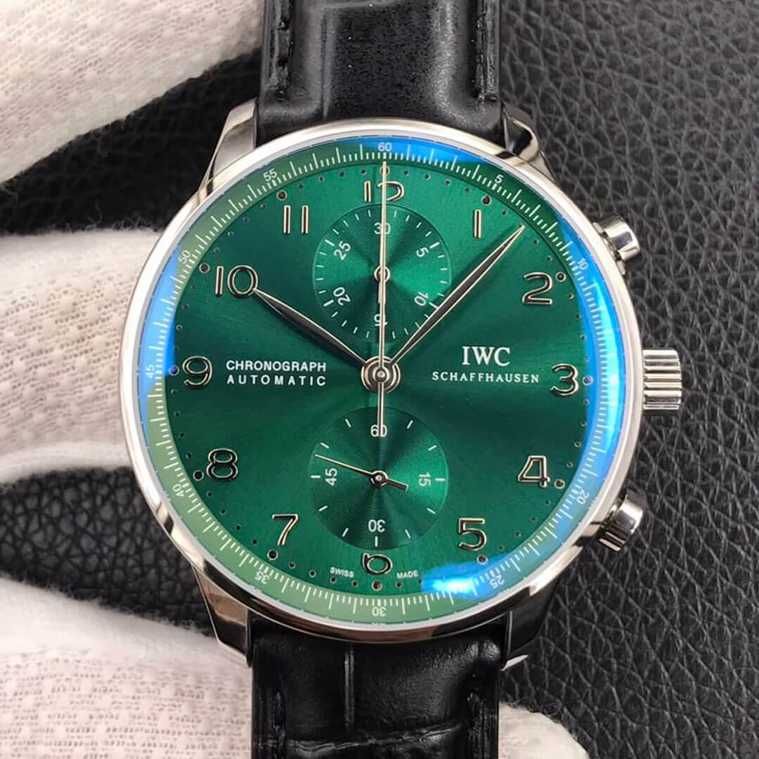 Best Replica Replica IWC Portugieser IW371615 1:1 Best Edition ZF Factory Green Dial - Colareps