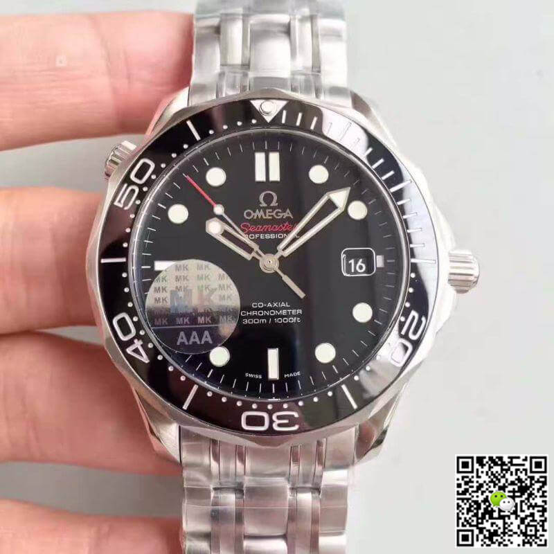 Best Replica Replica Omega Seamaster Diver 300M 212.30.41.20.01.003 MKS Factory 1:1 Best Edition Swiss ETA2824 black dial - Colareps