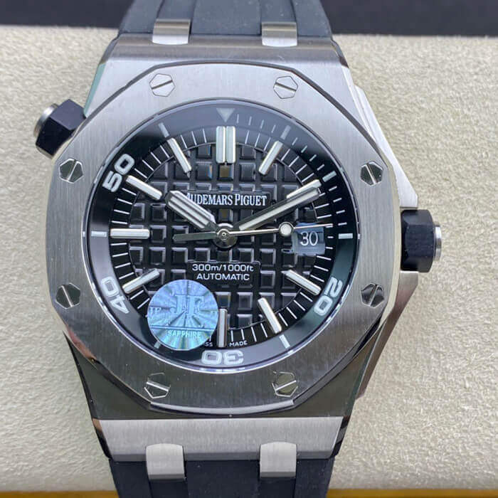 Best Replica Replica Audemars Piguet Royal Oak Offshore 15703 1:1 Best Edition JF Factory V10 Black Dial - Colareps