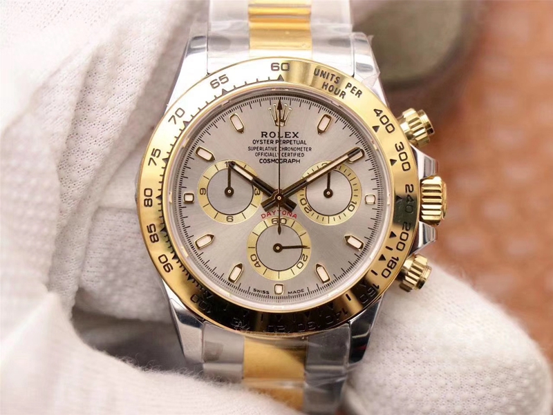 Best Replica Rolex Daytona Replica Cosmograph M116503-0002 1:1 Best Edition Noob Factory Gray Dial Swiss ETA4130 - Colareps