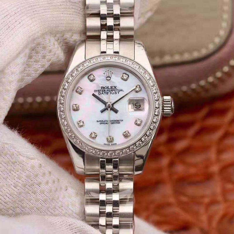 Best Replica Replica Rolex Lady Datejust 28MM 1:1 Best Edition Swiss Original Imported NH05 Movement Enamel Dial - Colareps