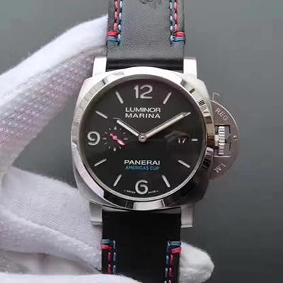 Best Replica Panerai Replica Luminor Marina 1950 PAM727 ZF Factory 1:1 Best Edition Swiss ETA P9010 Black Leather Strap - Colareps