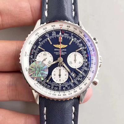 Best Replica Replica Breitling Navitimer 01 AB012012/BB01/437X/A20BA.1 JF Factory 1:1 Best Edition Swiss ETA7750 Blue Dial - Colareps