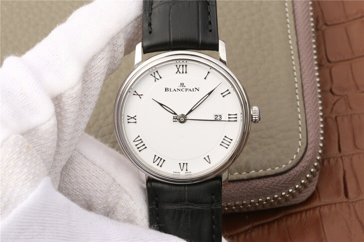 Best Replica Replica Blancpain Villeret 6651-1127-55B 1:1 Best Edition ZF Factory White Dial - Colareps