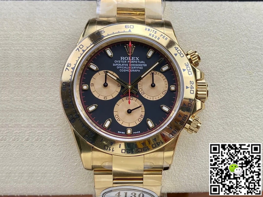 Best Replica Replica Rolex Cosmograph Daytona M116508-0009 1:1 Best Edition Clean Factory Black Dial - Colareps