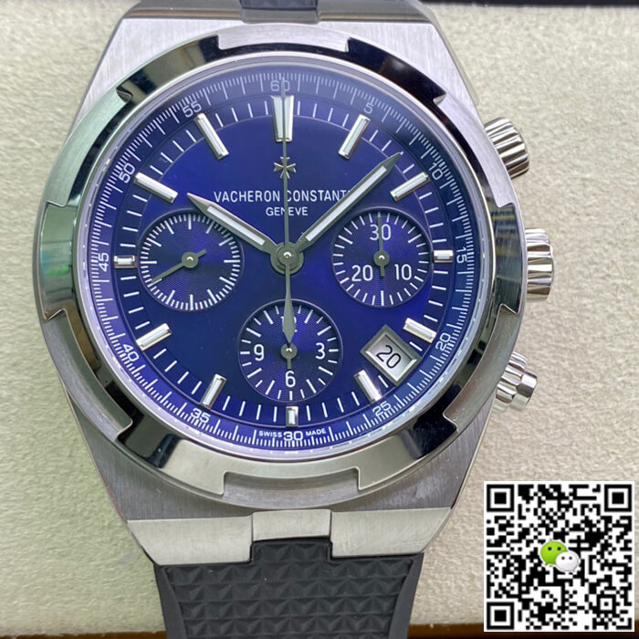 Best Replica Replica Vacheron Constantin Overseas 5500V/110A-B148 1:1 Best Edition 8F Factory Rubber Strap - Colareps