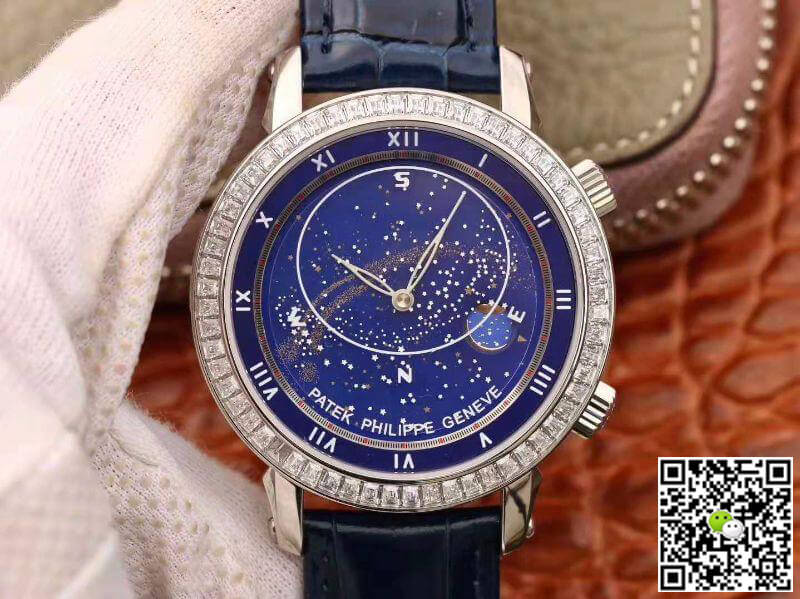 Best Replica Replica Patek Philippe Grand Complications 5102G TW Factory Men Watches 1:1 Best Edition Swiss ETA240 Blue Dial - Colareps