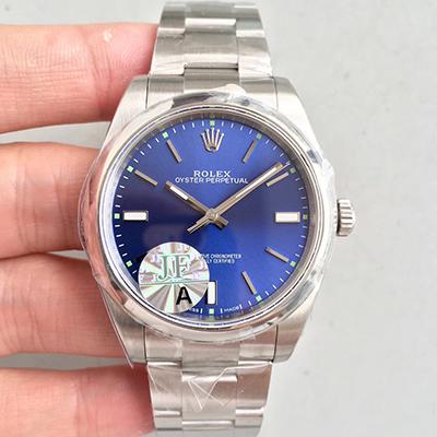 Best Replica Replica Rolex Oyster Perpetual 39mm 114300 JF Factory 1:1 Best Edition Swiss ETA3132 Blue Dial - Colareps