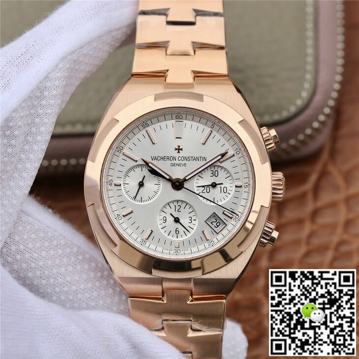 Best Replica Replica Vacheron Constantin Overseas 5500V/000R-B074 1:1 Best Edition 8F Factory Rose Gold - Colareps