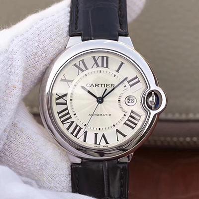 Best Replica Replica Ballon Bleu De Cartier 42 WGBB0018 V9 Factory Mechanical Watches 1:1 Best Edition Swiss ETA2824-2 Platinum Wrapped - Colareps
