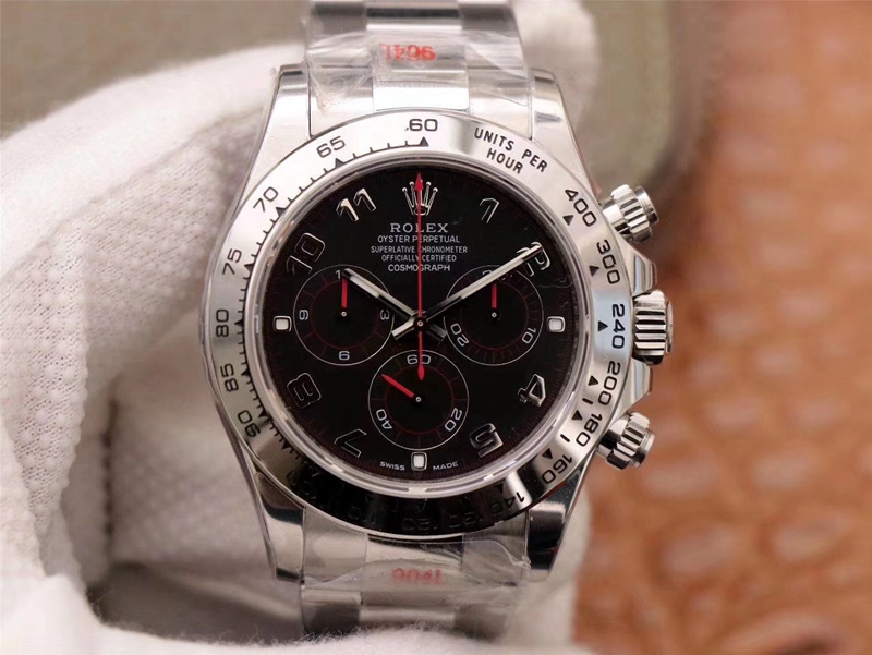 Best Replica Rolex Daytona Replica Cosmograph 116509-78599 1:1 Best Edition Noob Factory Black Dial Swiss ETA4130 - Colareps
