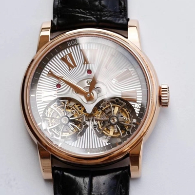 Best Replica Replica Roger Dubuis Hommage RDDBHO0562 1:1 Best Edition JB Factory Rose Gold Swiss RD100 - Colareps