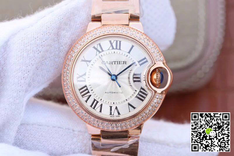Best Replica Replica Ballon Bleu De Cartier 36MM WE902064 V9 Factory 1:1 Best Edition Swiss ETA2824-2 - Colareps