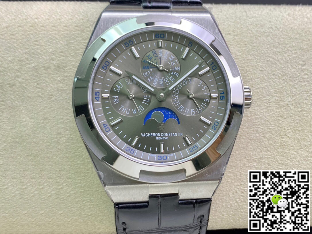 Best Replica Replica Vacheron Constantin Overseas 4300V 1:1 Best Edition 8F Factory Leather Strap - Colareps