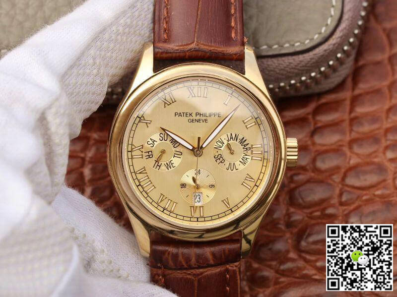 Best Replica Replica Patek Philippe Complications Annual Calendar 1:1 Best Edition Swiss ETA315SQA Gold Dial - Colareps