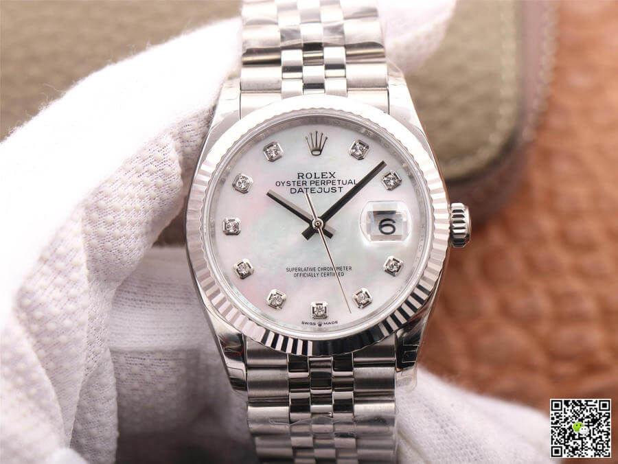 Best Replica Replica Rolex Datejust M126234-0019 1:1 Best Edition EW Factory Mother-Of-Pearl Dial - Colareps