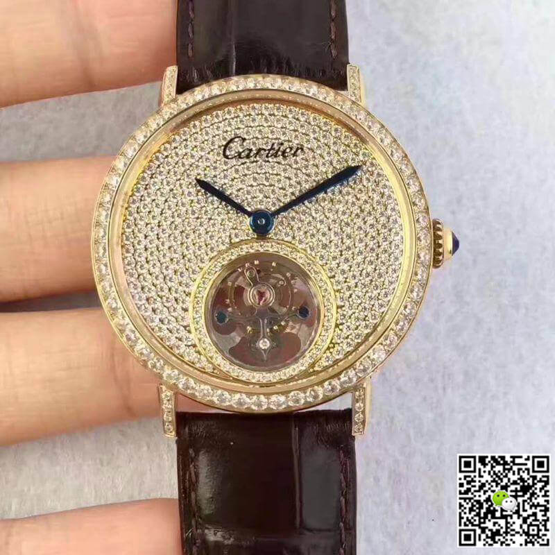 Best Replica Replica Cartier Rotonde Tourbillon 1:1 Best Edition Swiss Tourbillon - Colareps