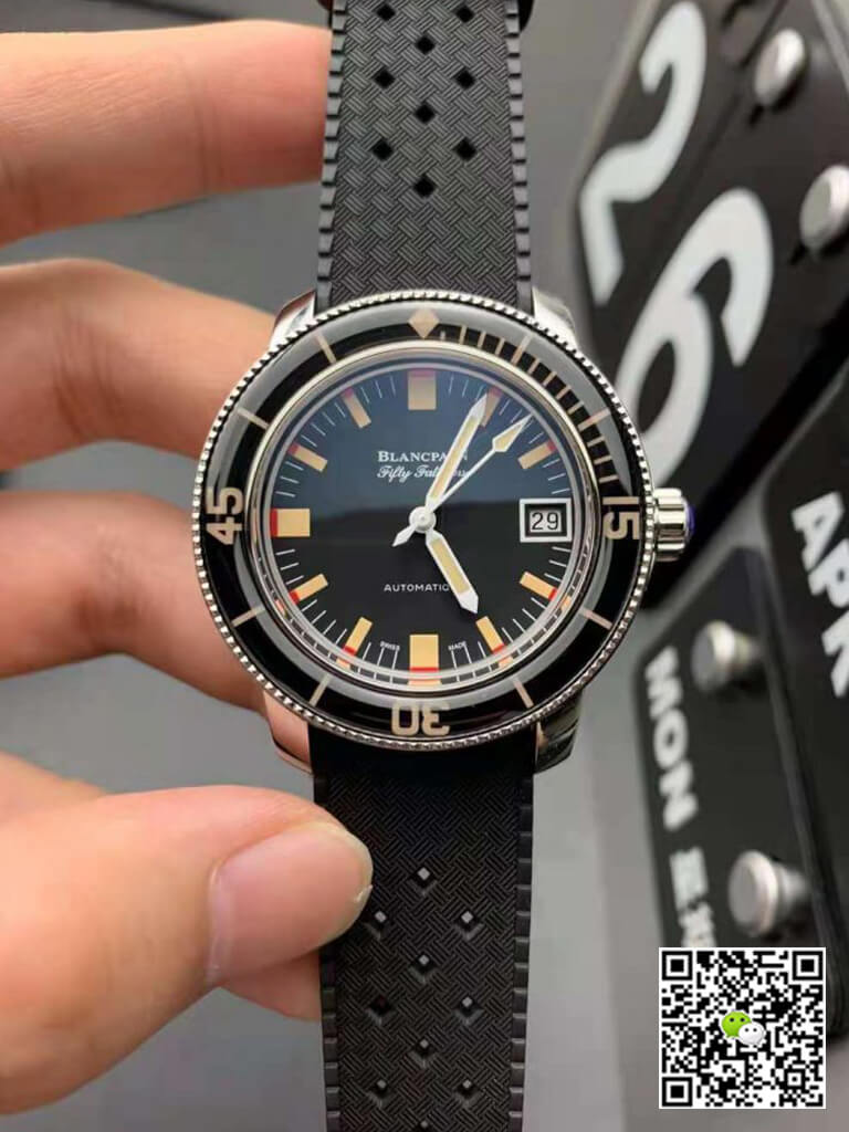 Best Replica Replica Blancpain Fifty Fathoms Barakuda 5008B 1130 B52A 1:1 Best Edition ZF Factory Black Dial - Colareps