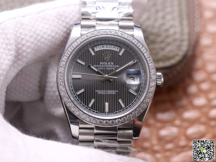 Best Replica Replica Rolex Day Date M228349RBR-0008 1:1 Best Edition EW Factory Grey Dial - Colareps